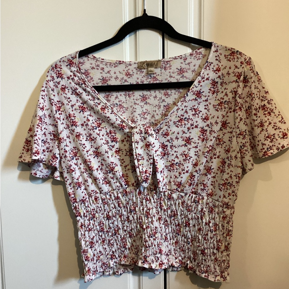 Floral Print Women's Top